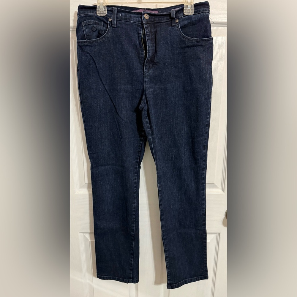 Gloria Vanderbilt Dark Blue Denim